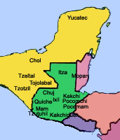 mayan language map